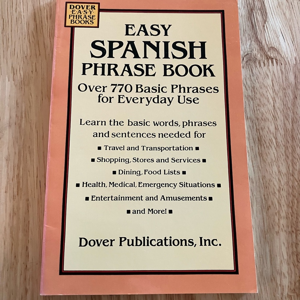 Easy Spanish Phrase Book by Dover Publications